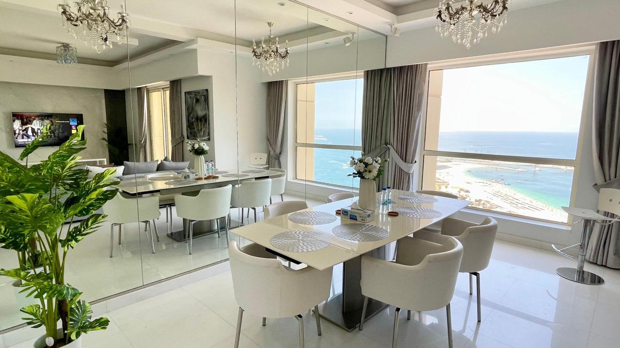 Jbr Beachfront Luxe Apartment All Rooms Sea Facing Dubaï Extérieur photo