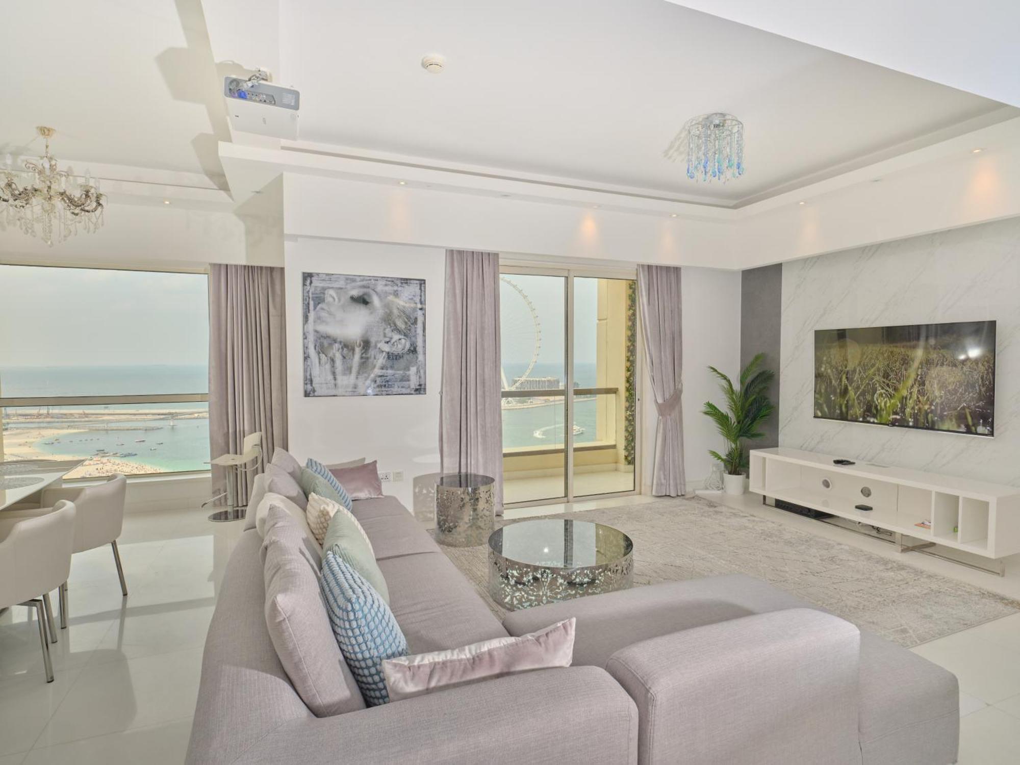Jbr Beachfront Luxe Apartment All Rooms Sea Facing Dubaï Extérieur photo